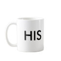 Folk Art Male Face HIS Mug
