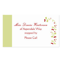 Folk-Art Paisley business cards