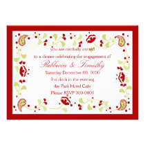 Folk-Art Paisley invitations