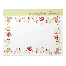 Folk-Art Paisley notepads