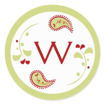 Folk-Art Paisley stickers