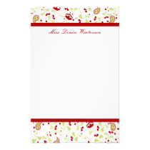 Folk-Art Paisley stationery
