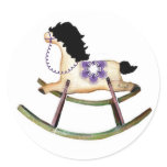 Folk Art Rocking Horse Stickers