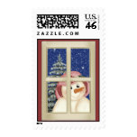 Folk Art Snowman Stamp