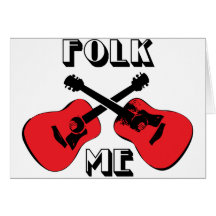 folk me greeting card