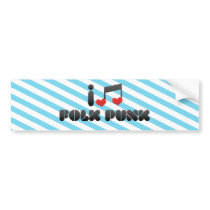 Folk Punk fan bumper stickers