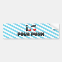 Folk Punk fan Bumper Stickers