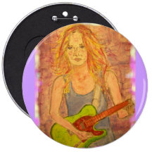 folk rock girl playin' electric buttons