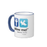 "follow me!" Ceramic Coffee Mug