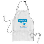 Follow Me On Twitter Apron