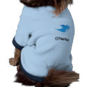 Follow Me on Twitter pet clothing