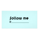 follow me @ photo cards