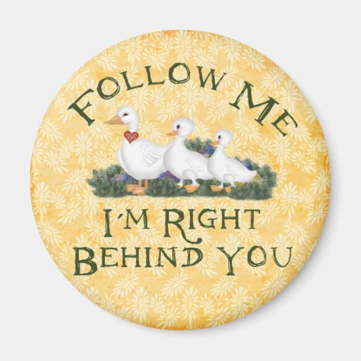 Follow Me Refrigerator Magnets