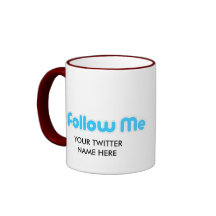 follow me (twitter) coffee mug