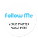 follow me (twitter) stickers