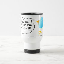 Follow Me @ (YourNameHere) C, @ Your Twitter ID Mugs