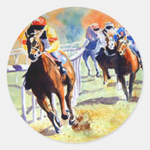Follow the Leader Round Sticker