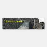 Follow the right path... church bumper sticker bumper stickers