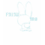 follow the white rabbit t-shirts