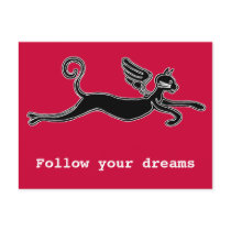 Follow your dreams post cards