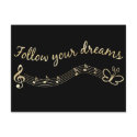 Follow Your Dreams postcards