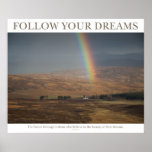 Follow Your Dreams - Rainbow posters