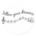 Follow Your Dreams stickers