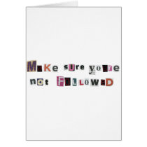 Followed Greeting Card