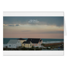 Folly Beach Pastel Card