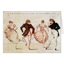 Fond of Dancing Card