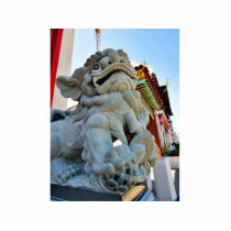 Foo Dog In Chinatown In Los Angeles Cut Outs