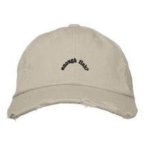 food and wine embroidered baseball caps
