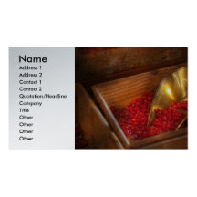 Food - Candy - Hot cinnamon candies Business Cards