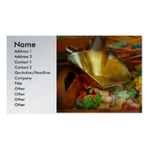 Food - Candy - One scoop of candy please Business Cards