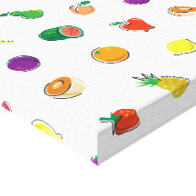 Food For Thought_Totally Fruity_Pattern Canvas Prints