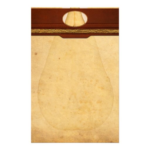 Food - Fruit - A slice of bosc pear Personalized Stationery