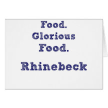 food glorious food rhinebeck greeting card