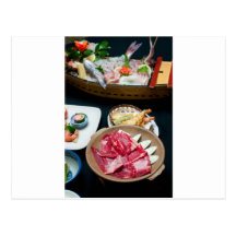 Food in Japan, Japanese Food Post Card