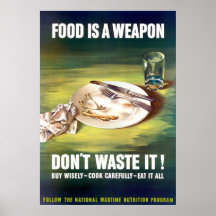 Food Is A Weapon Print
