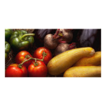 Food - Peppers, Tomatoes, Squash and Turnips Photo Cards