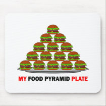 food pyramid mousepads