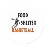 Food Shelter Basketball Sticker