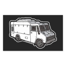 Food Truck: Basic (White) Sticker