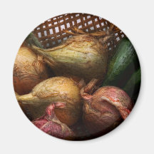 Food - Vegetables - Onions and Peppers Magnets