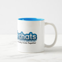 #Foodiechats Two-Tone Mug