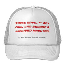 Fool Ministers... Mesh Hat