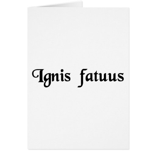 Foolish fire cards