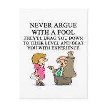 FOOLs argue