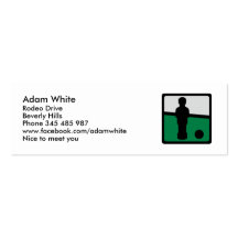 Foosball Business Cards