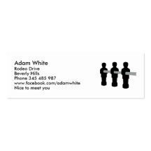 Foosball Business Cards